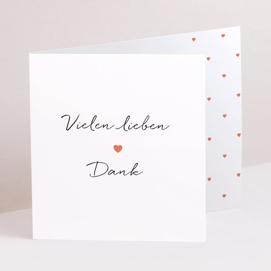 Dankeskarte Geburt Asymmetrische Zweiflügeltür Atout Coeur foto
