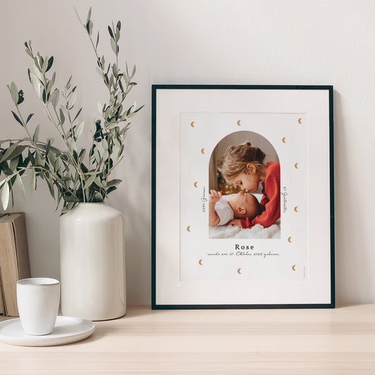 Poster Geburt Porträt Clair de Lune foto