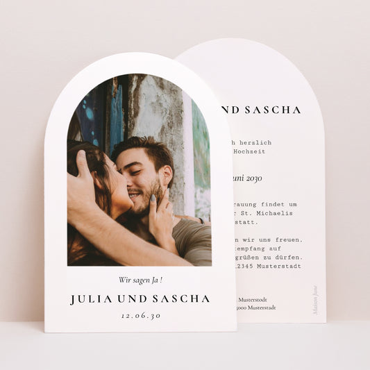 Hochzeitseinladung Arche Arche Foto foto
