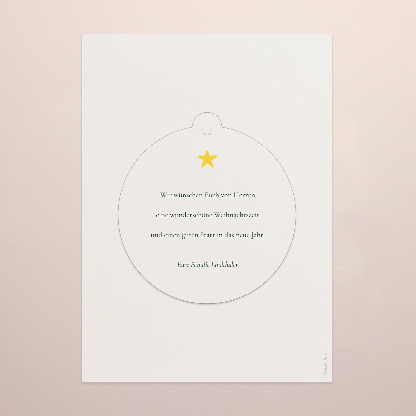 Weihnachtskarte Weihnachten Abnehmbar Der Skifahrer foto N° 3