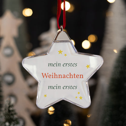 Weihnachtskugel Weihnachten Stern Unser lieber Stern foto N° 1