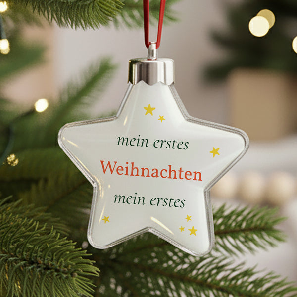 Weihnachtskugel Weihnachten Stern Unser lieber Stern foto