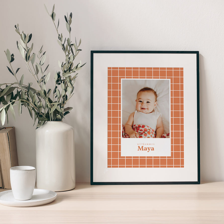 Poster Geburt Porträt Tomettes, Dezent foto