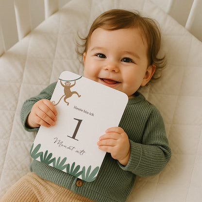 Meilenstein Karten Geburt 12er-Pack Die Tiere Afrikas II foto N° 2