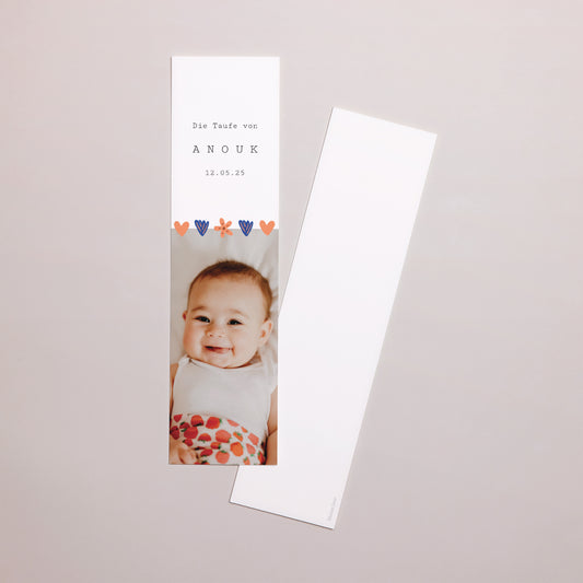 Lesezeichen Taufe Lesezeichen foto