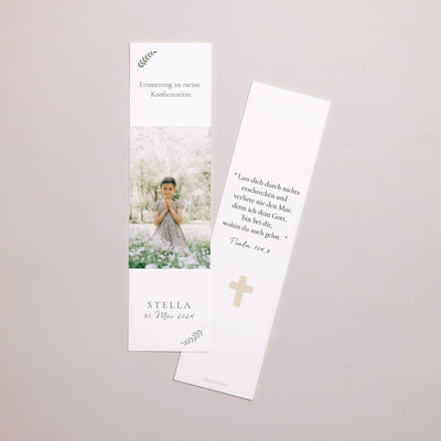 Lesezeichen zur Konfirmation