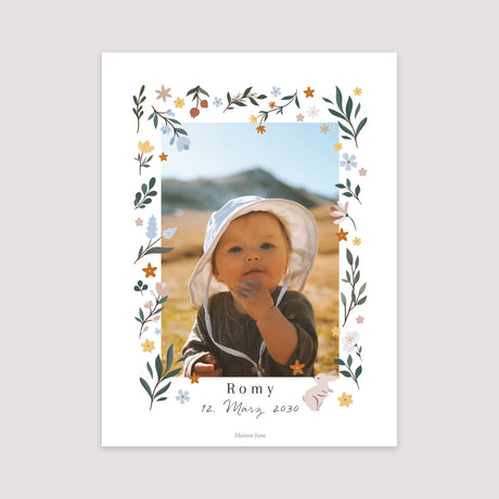 Poster Geburt Porträt Zauber der Natur