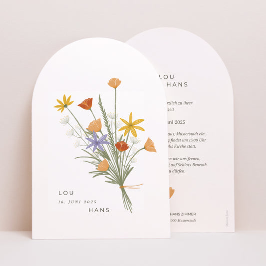 Hochzeitseinladung Arche foto