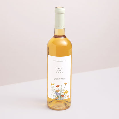 Flaschenetikett Hochzeit Porträt foto N° 1