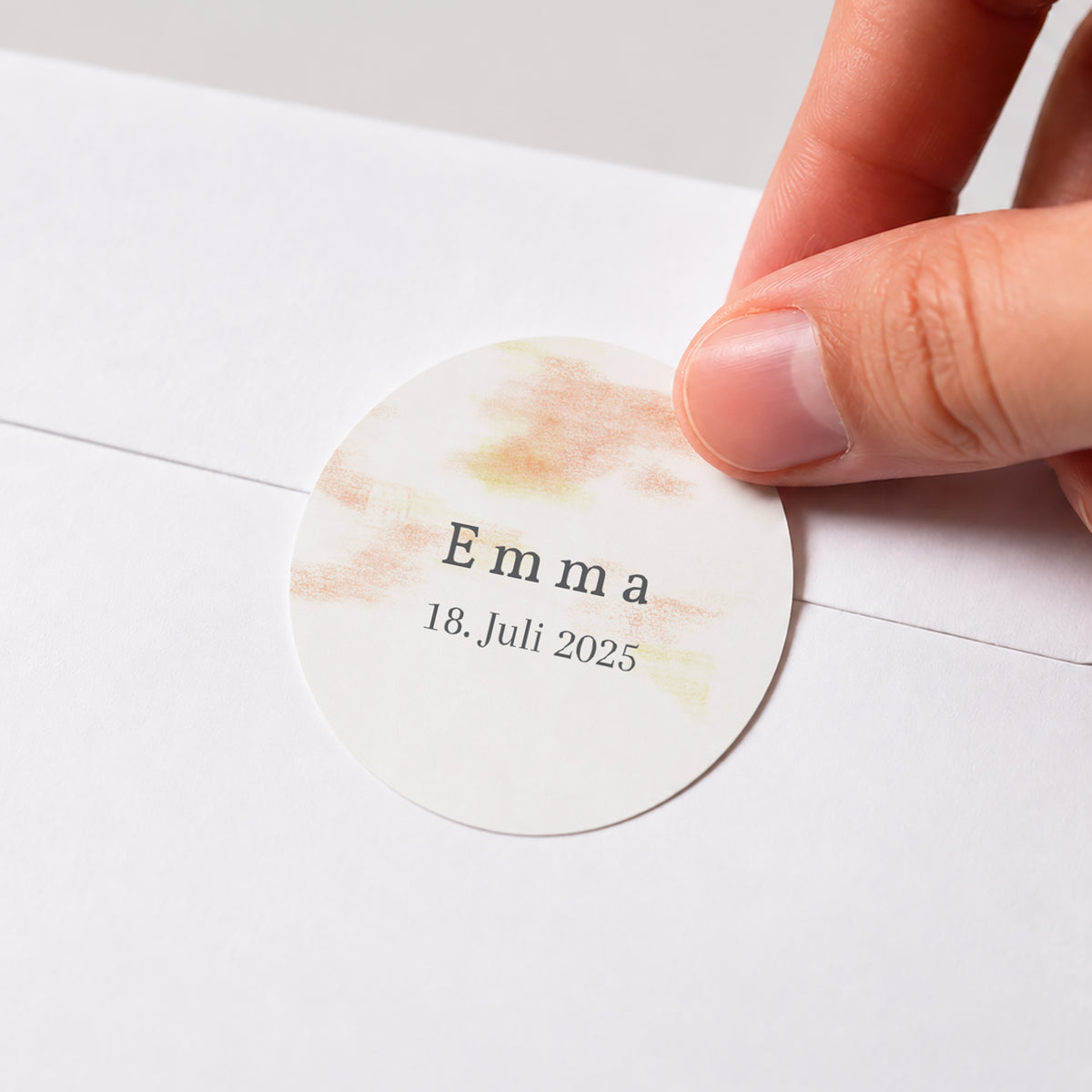 Sticker Geburt Rund Blick auf die Welt foto