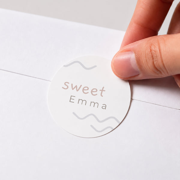 Sticker Geburt Rund Bullet journal Summer foto