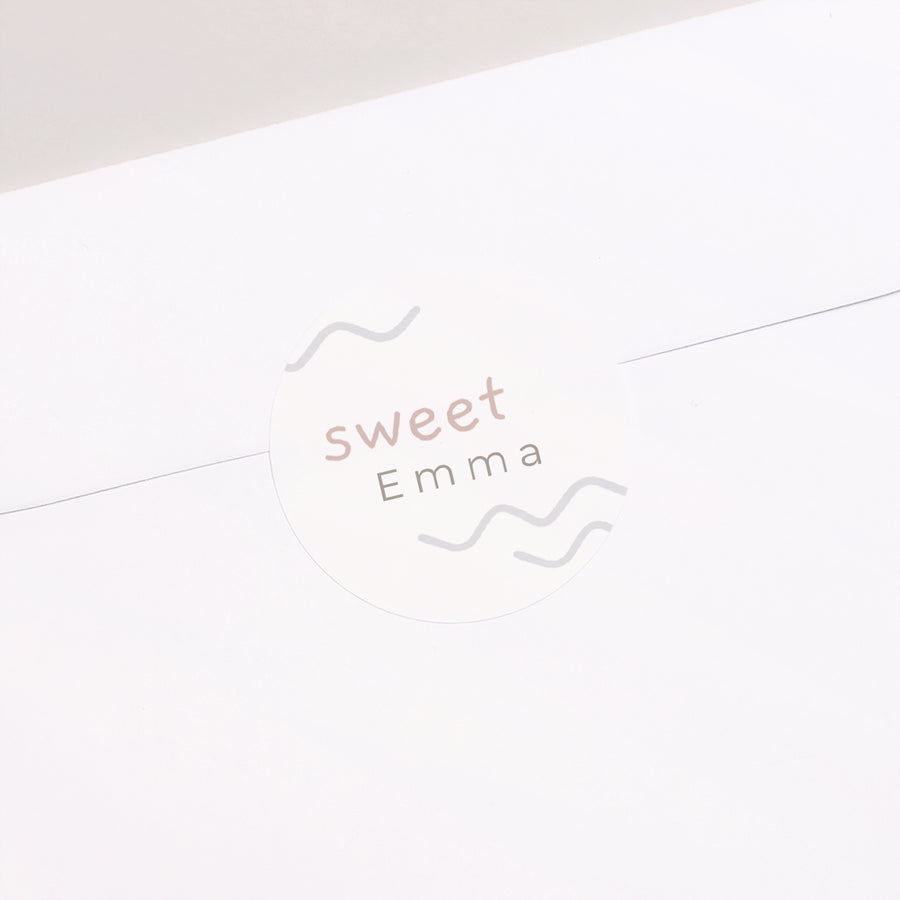 Sticker Geburt Rund Bullet journal Summer foto