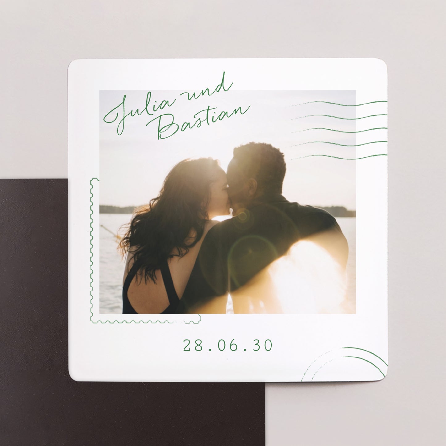 Save the date Karte Hochzeit Satz von 9, magnetisch. foto N° 1