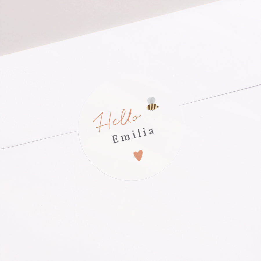Sticker Geburt Rund Bullet Journal Frühling foto