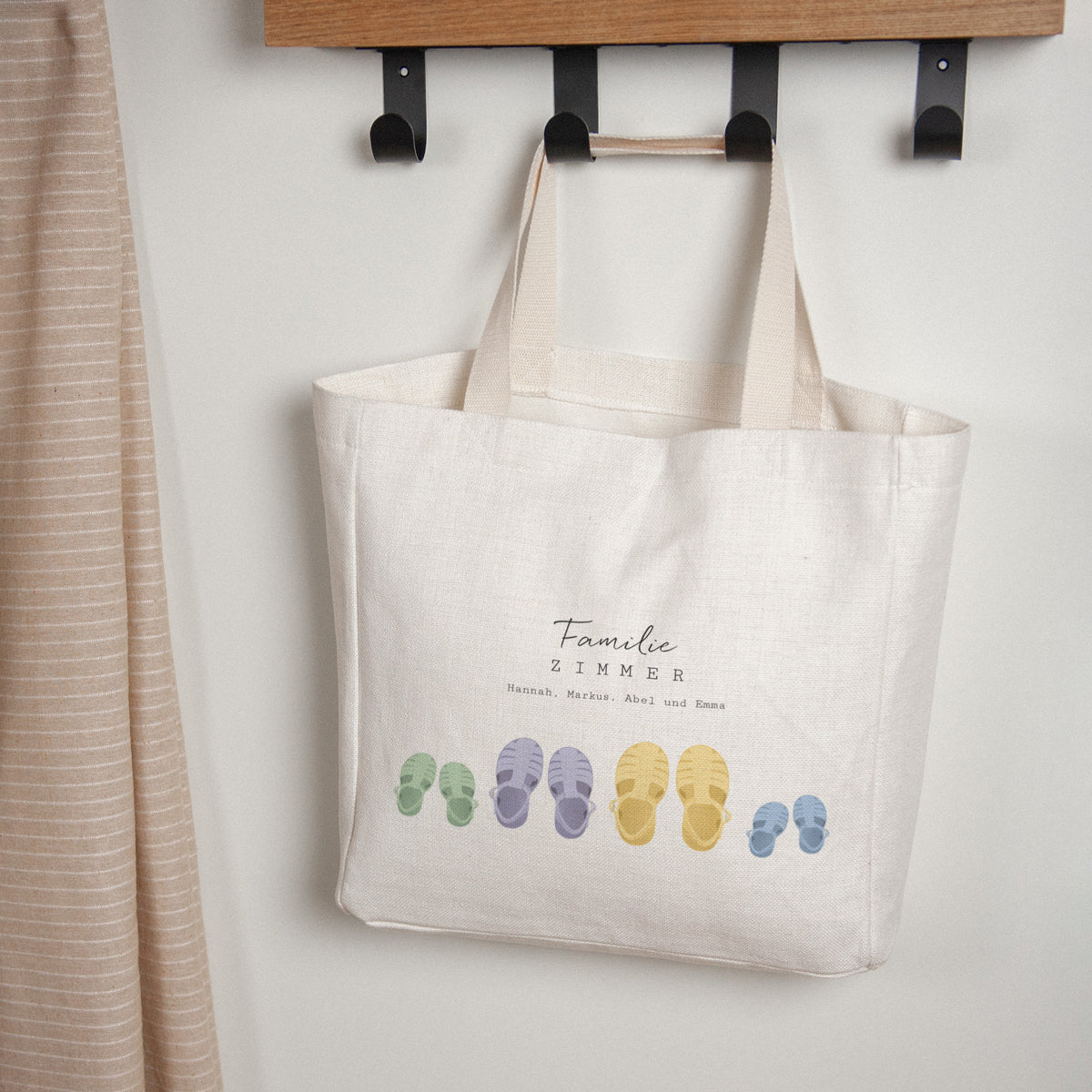 Tote bag Geburt Tragehenkel Kleine Schritte am Wasser foto