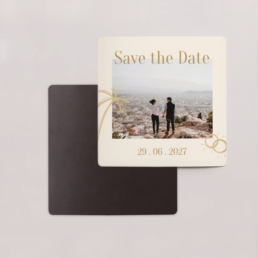 Save the date Karte Hochzeit Satz von 9, magnetisch. Unter dem Sonnenlicht foto N° 2