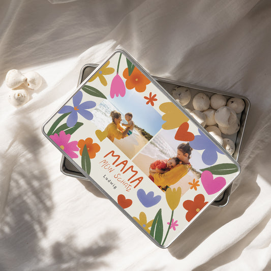 Metalldose Objekte Rechteck Mama der Liebe II foto