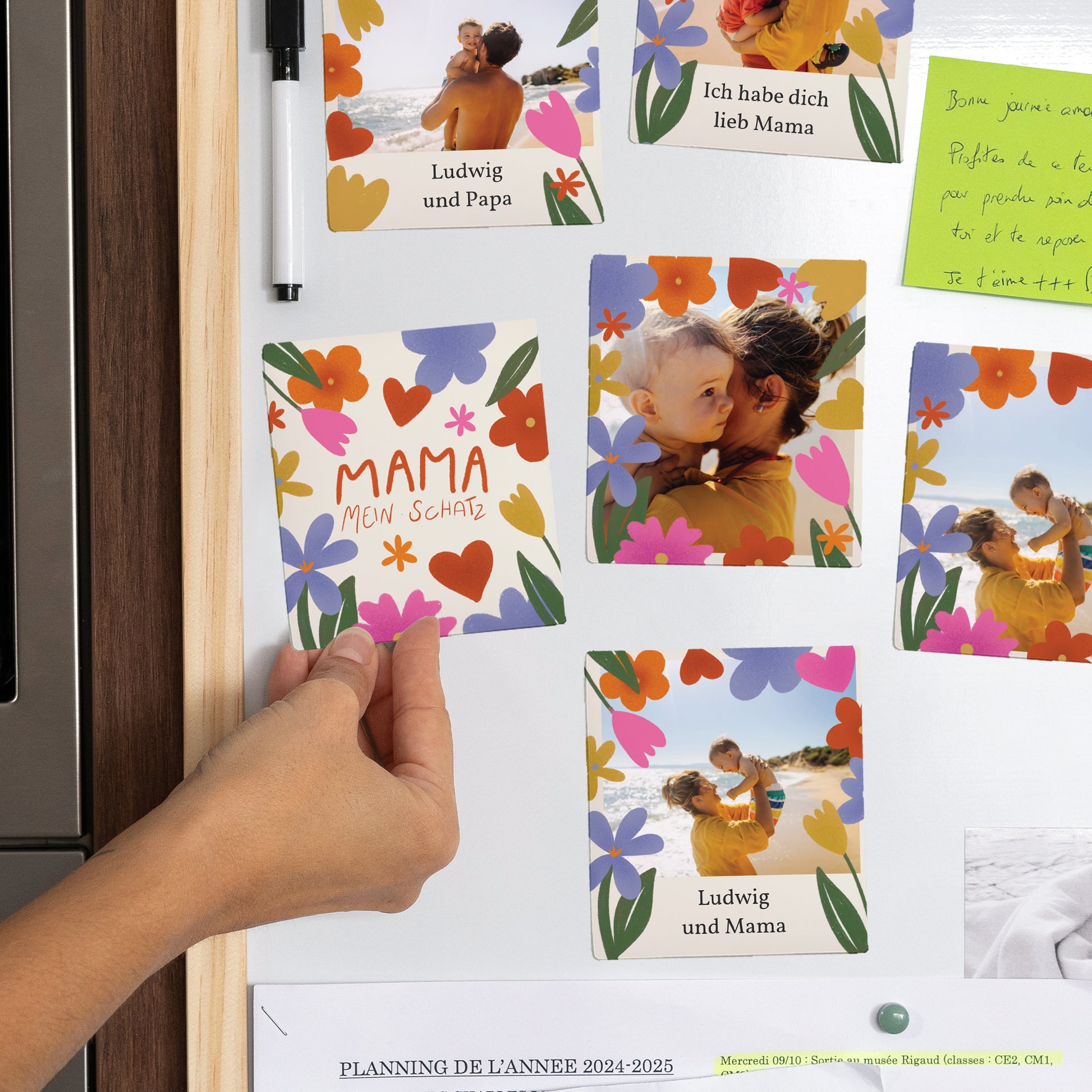 Magnet Objekte Pack mit 12, magnetisch Mama der Liebe II foto N° 2