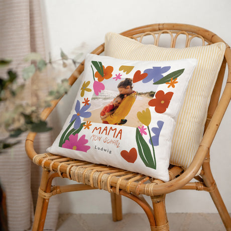 Kissen Objekte Natürliche Beige Mama der Liebe II