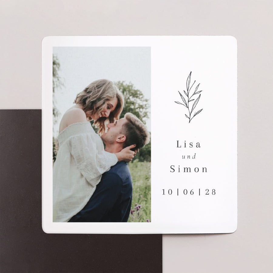 Save the date Karte Hochzeit Satz von 9, magnetisch. Reiner Strang foto