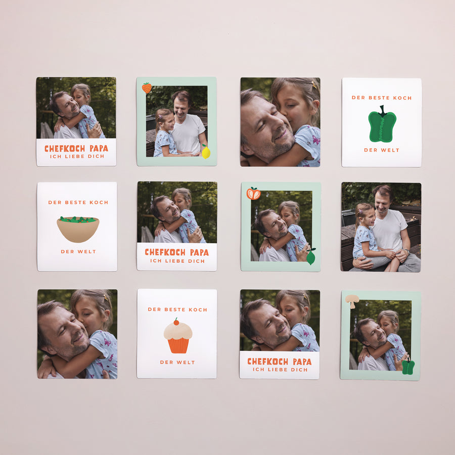 Magnet Objekte Pack mit 12, magnetisch Papa kocht foto