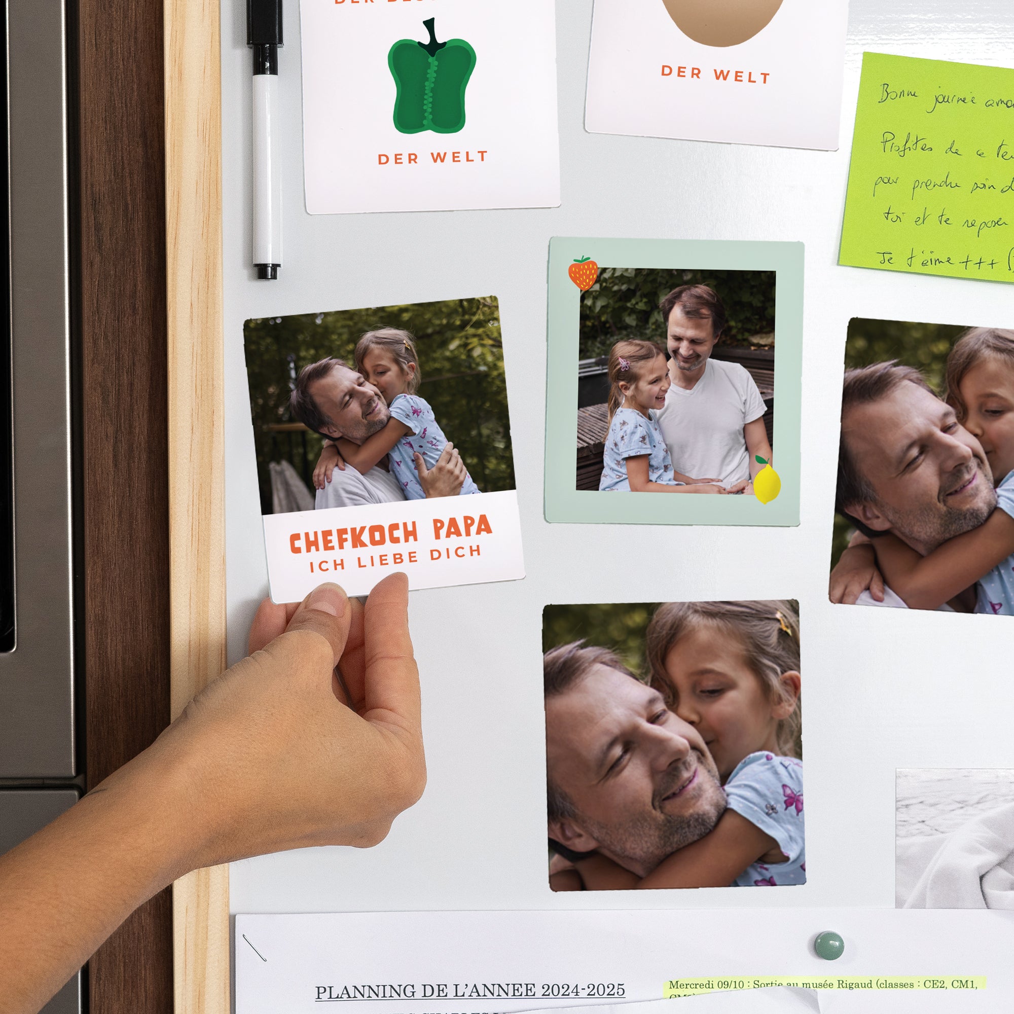 Magnet Objekte Pack mit 12, magnetisch Papa kocht foto N° 2
