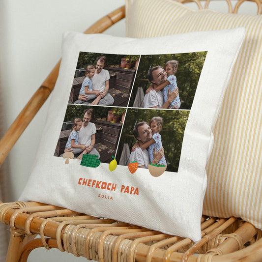 Kissen Objekte Natürliche Beige Papa kocht foto