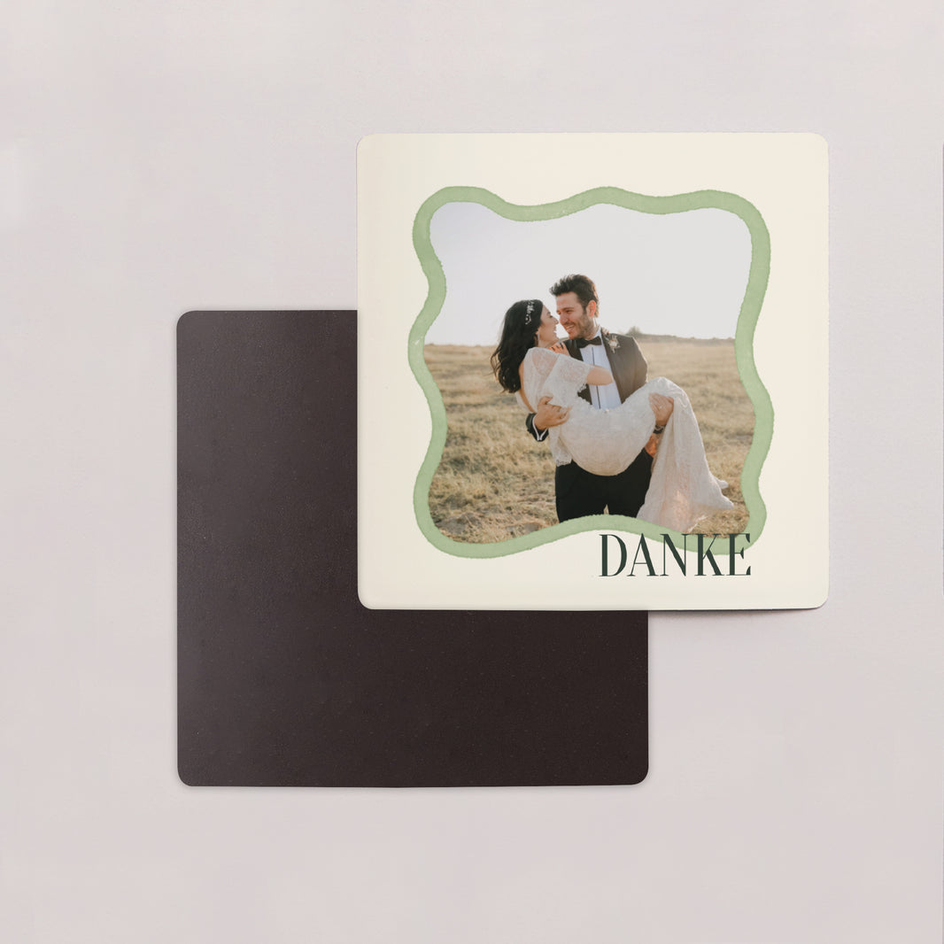 Dankeskarte Hochzeit Satz von 9, magnetisch. foto N° 2