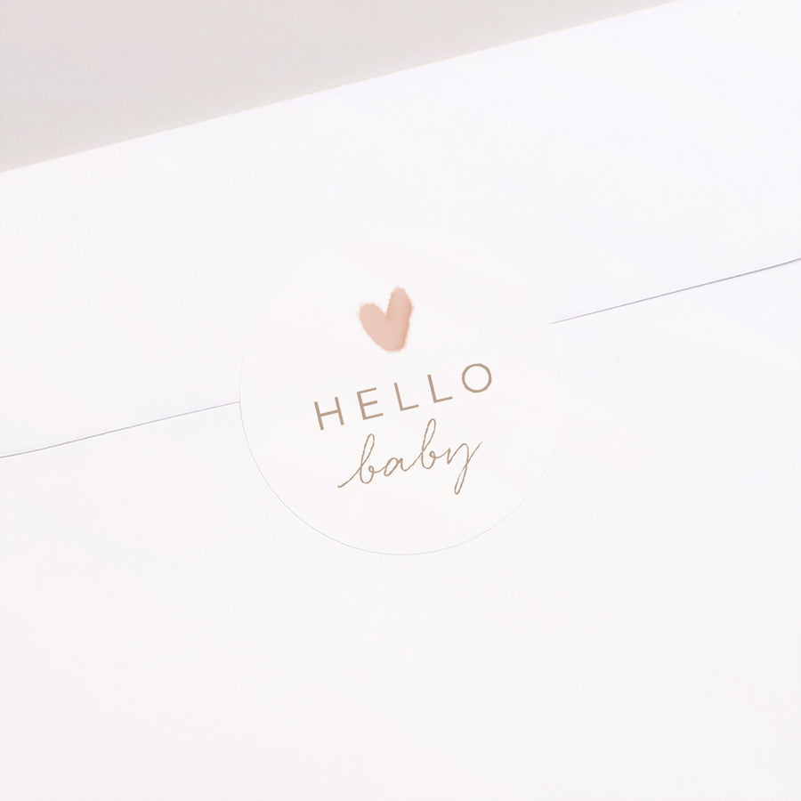 Sticker Geburt Rund Stille Nacht foto