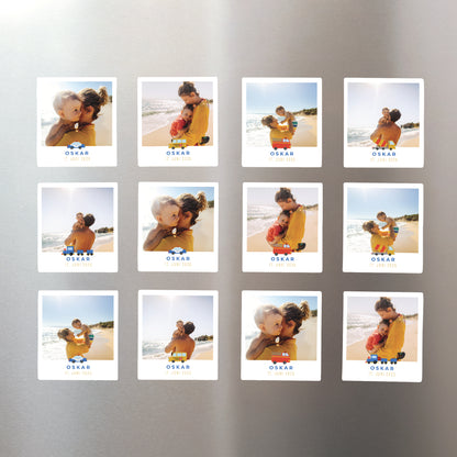 Fotoabzug Kindergeburtstag Pack mit 12, magnetisch foto N° 1