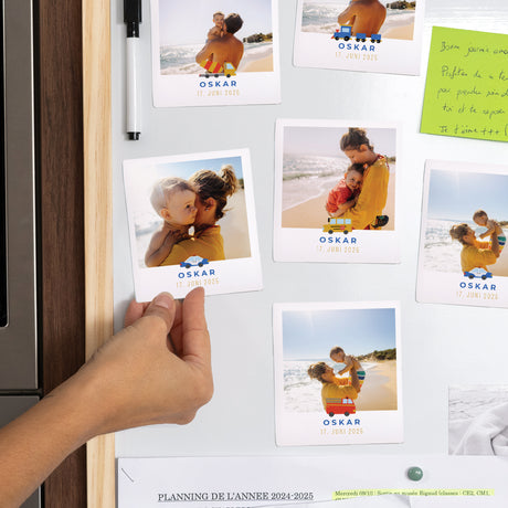 Fotoabzug Kindergeburtstag Pack mit 12, magnetisch