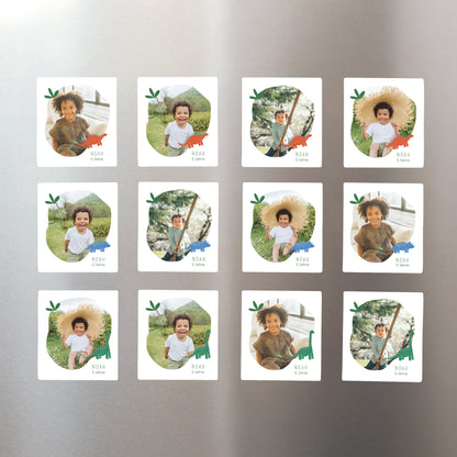 Fotoabzug Kindergeburtstag Pack mit 12, magnetisch foto N° 1