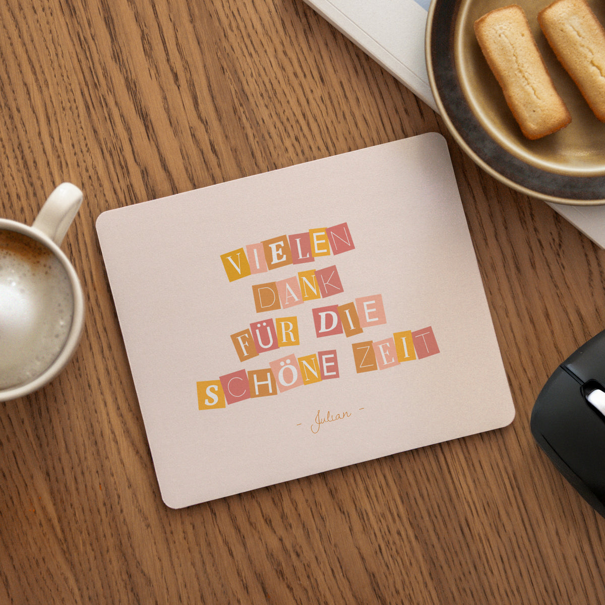 Mousepad Objekte Rechteck Bunte Collage foto N° 1