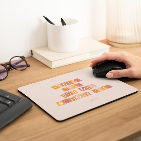 Mousepad Objekte Rechteck Bunte Collage