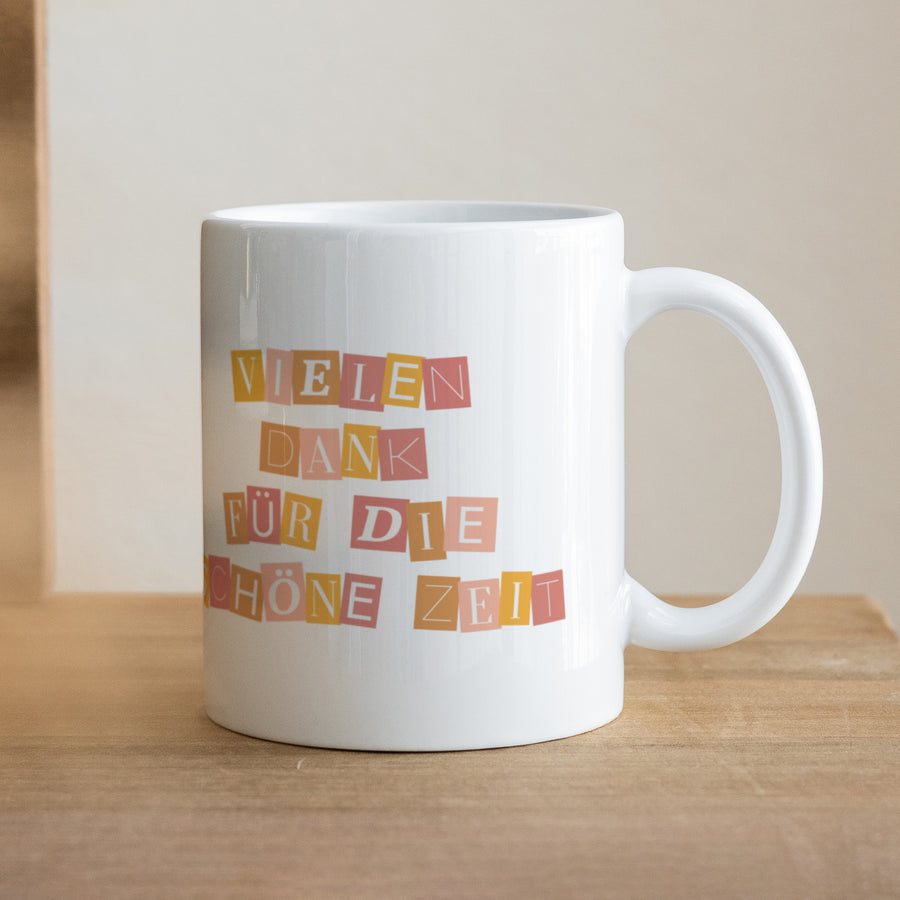 Tasse Objekte Weiß Bunte Collage foto