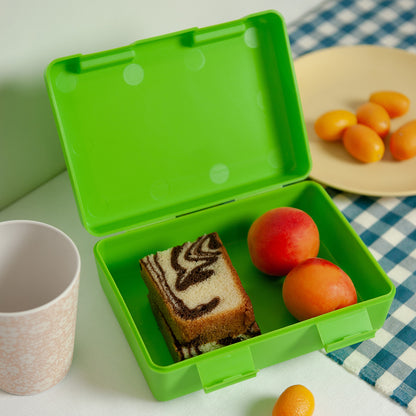 Snackbox Kindergeburtstag Grün Tiere der Savanne foto N° 3