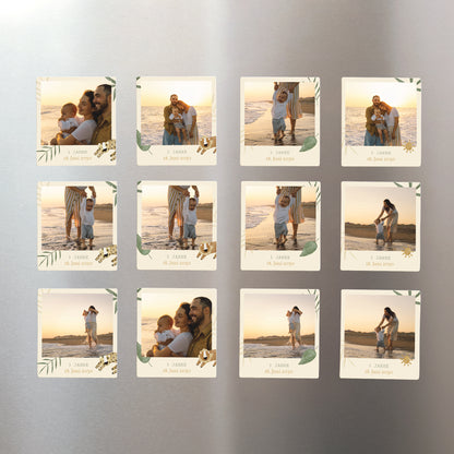 Fotoabzug Kindergeburtstag Pack mit 12, magnetisch Tiere der Savanne foto N° 1