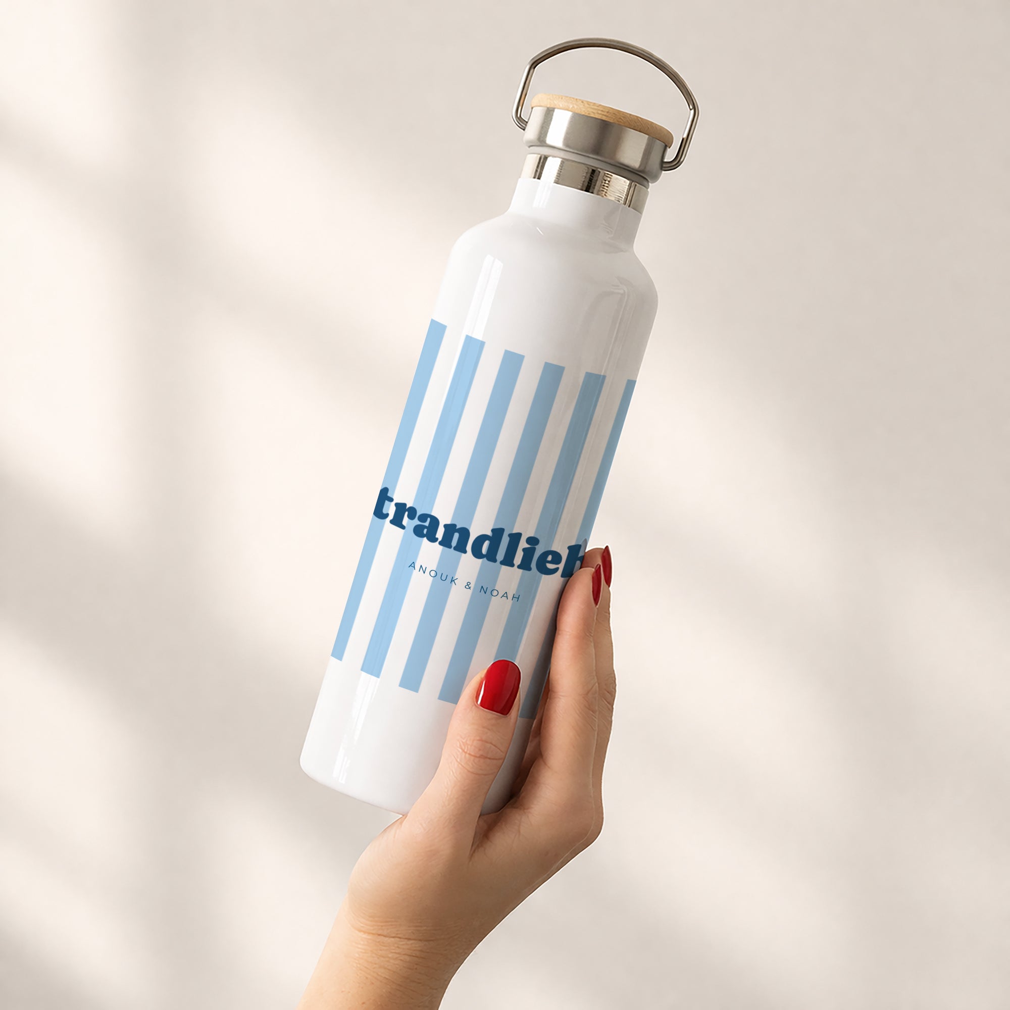 Trinkflasche Objekte 75 cl Liebe am blauen Strand foto N° 2
