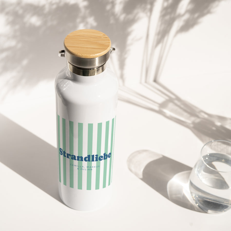 Trinkflasche Objekte 75 cl Liebe am grünen Strand foto