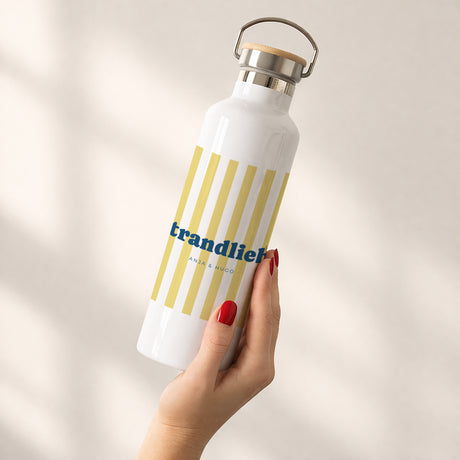 Trinkflasche Objekte 75 cl Liebe am gelben Strand