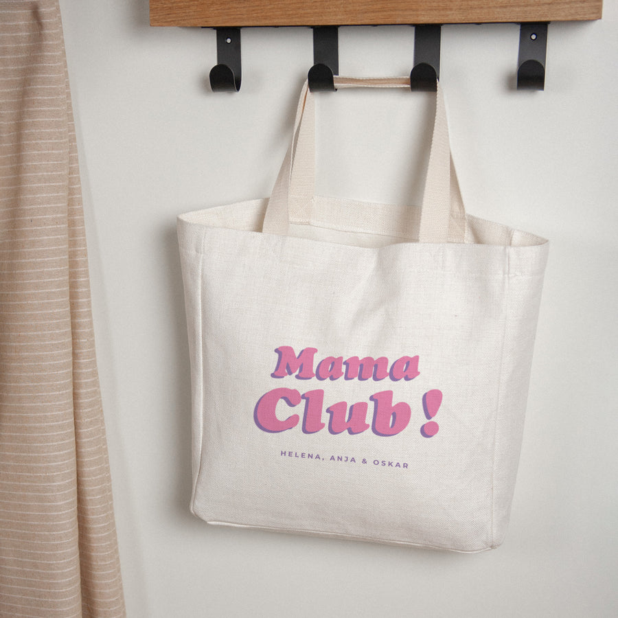 Tote bag Objekte Tragehenkel Mama Club foto