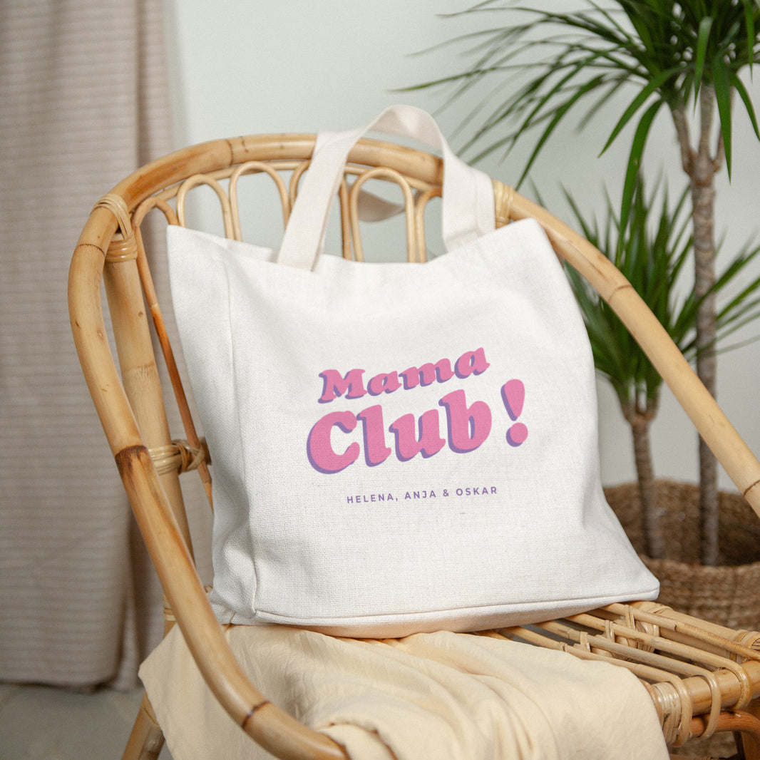 Tote bag Objekte Tragehenkel Mama Club foto N° 2