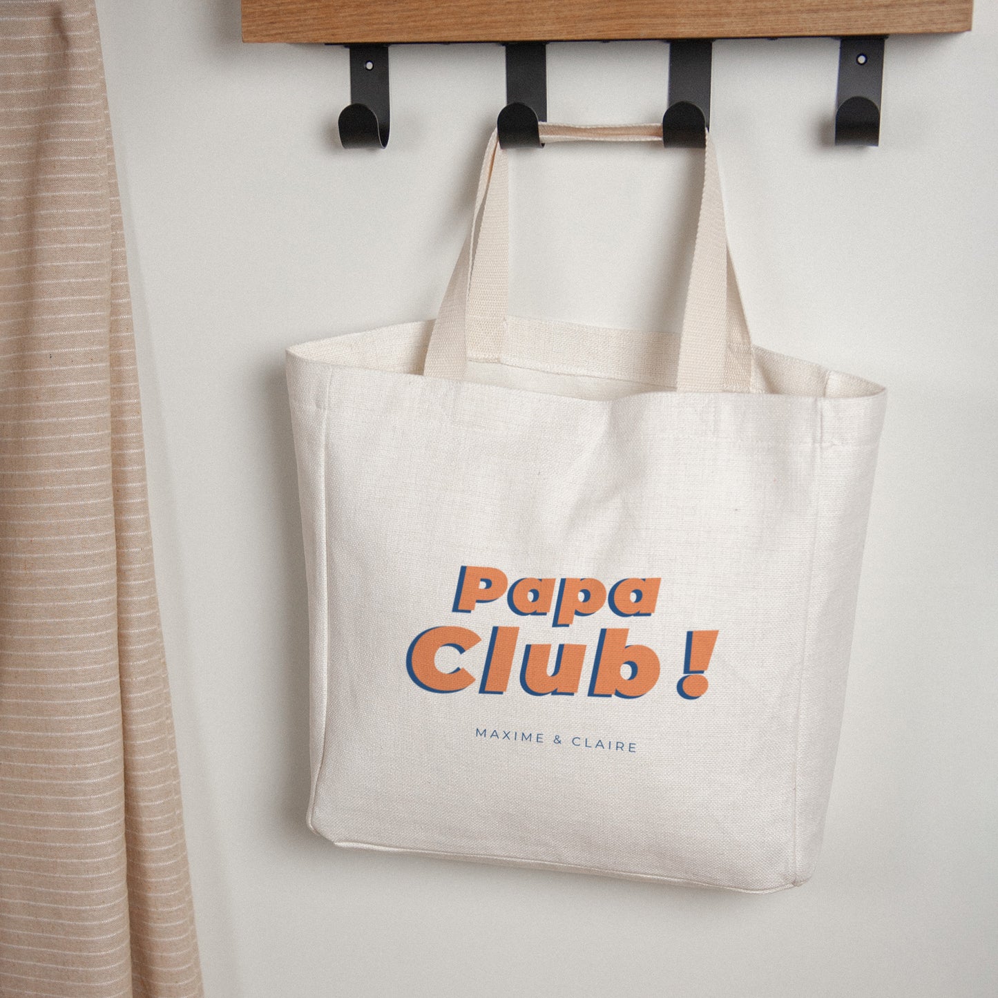 Tote bag Objekte Tragehenkel PAPA CLUB foto N° 1