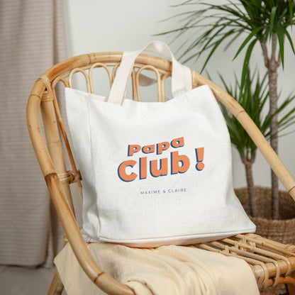 Tote bag Objekte Tragehenkel PAPA CLUB foto N° 2