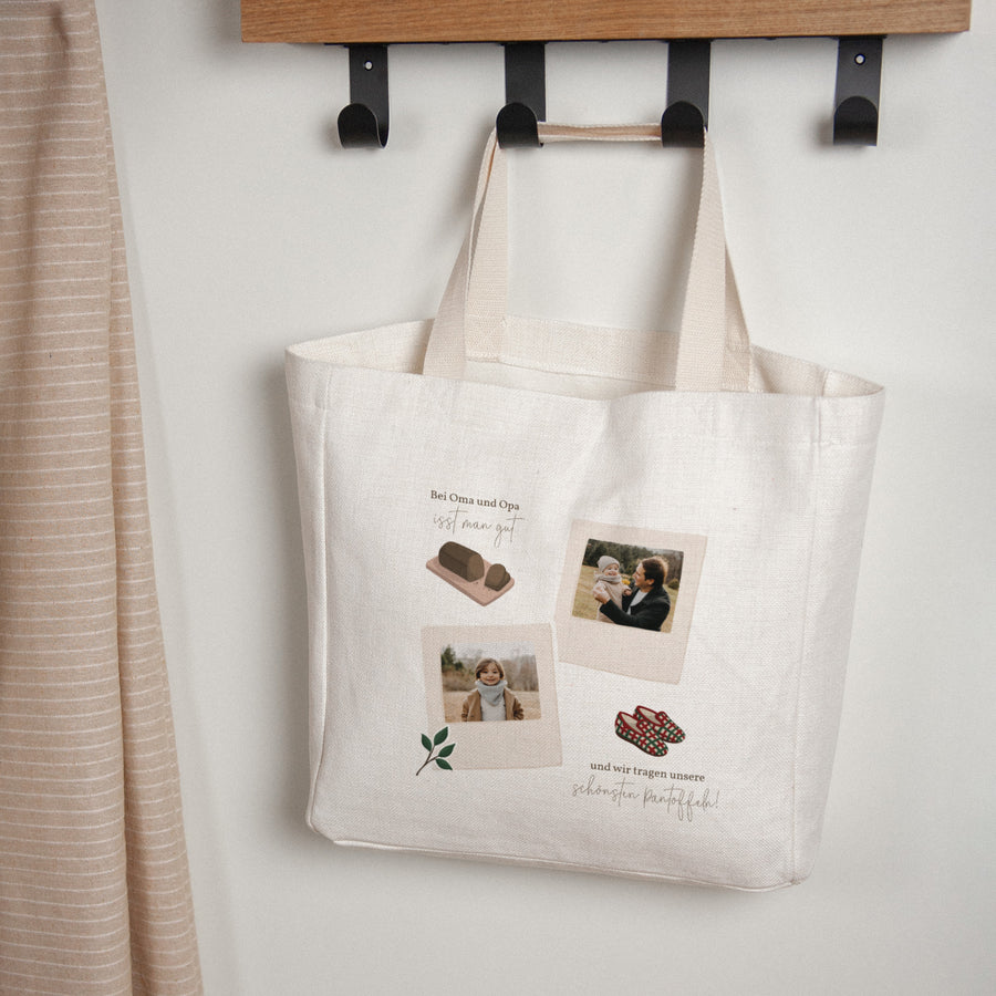 Tote bag Weihnachten Tragehenkel Sticker Weihnachten foto