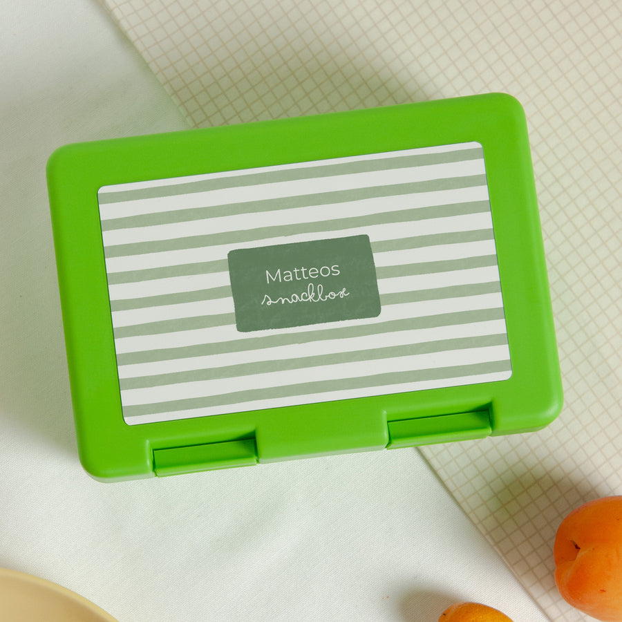 Snackbox Objekte Grün Grüne Streifen foto
