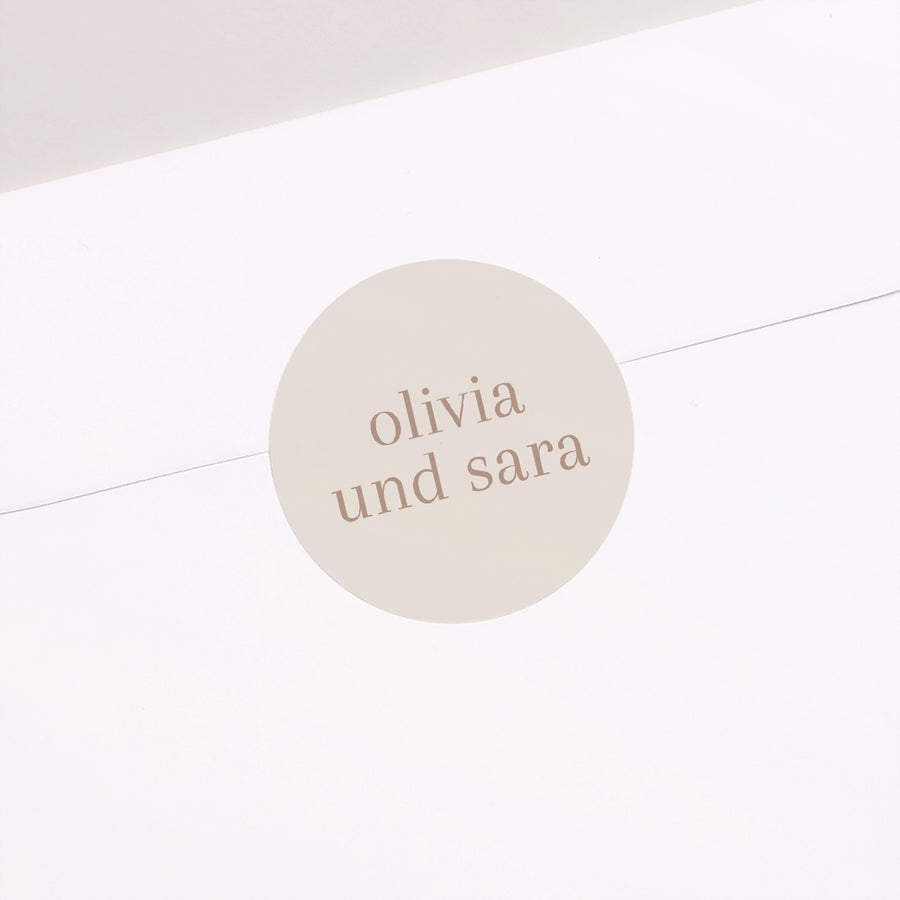 Sticker Geburt Rund Fernglas Farbe Rosa foto