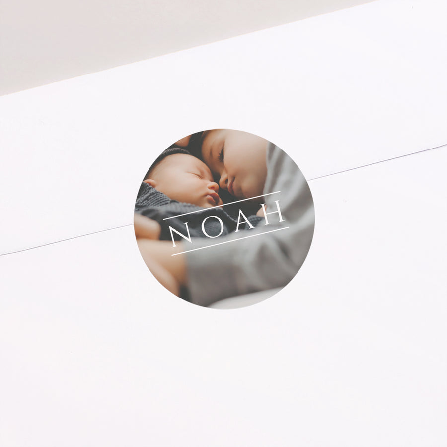 Sticker Geburt Rund La Rencontre foto