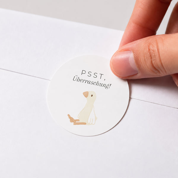 Sticker Geburt Rund Zwillinge Aussteuer foto