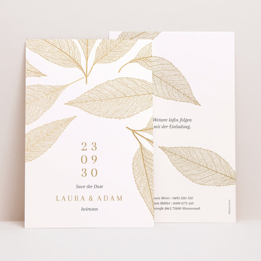 Save the date Karte Hochzeit PortraitPorträt foto